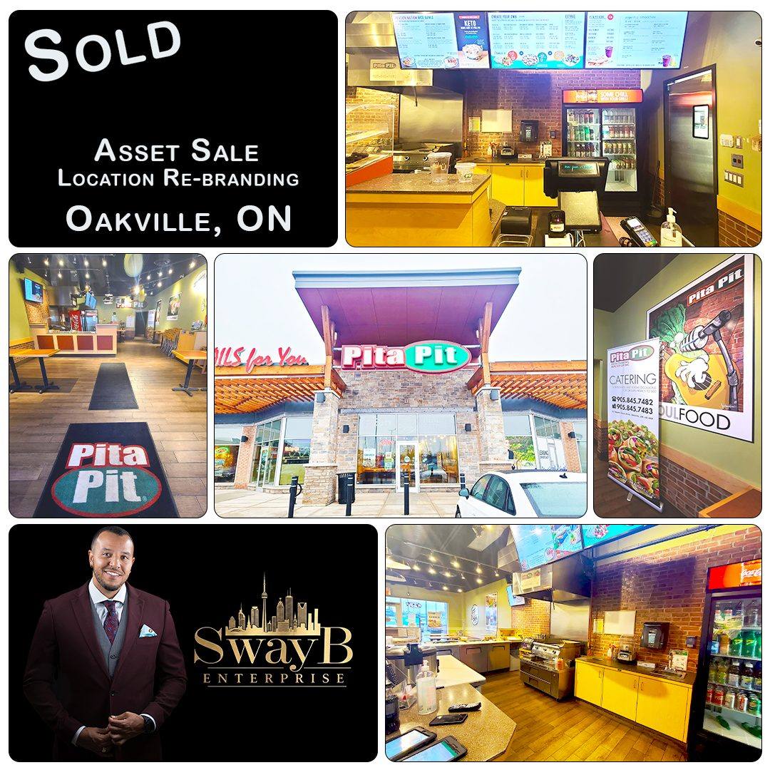 Sold: Pita Pit, Oakville ON