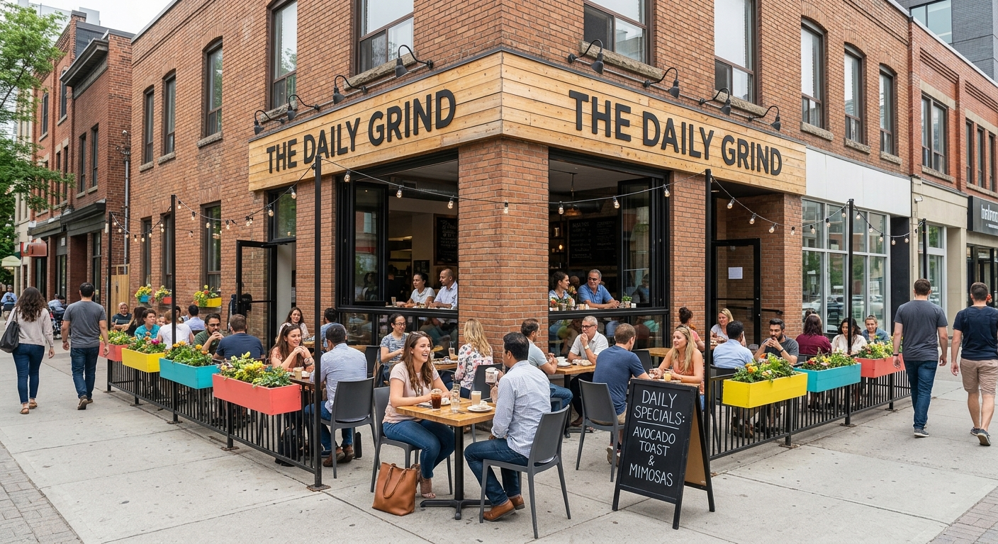 Restaurant patio