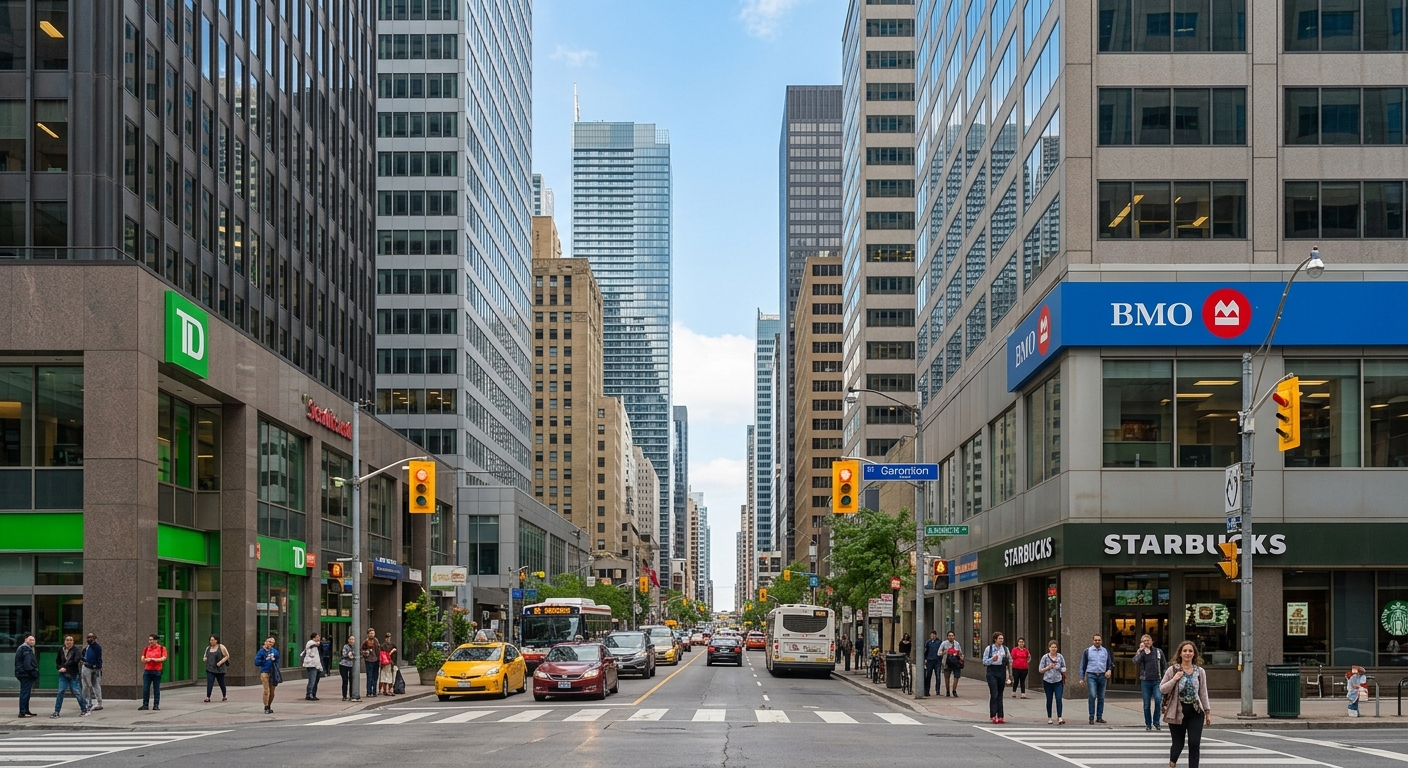 Downtown commercial street